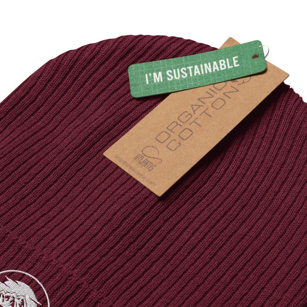 Burgundy sustainable beanie